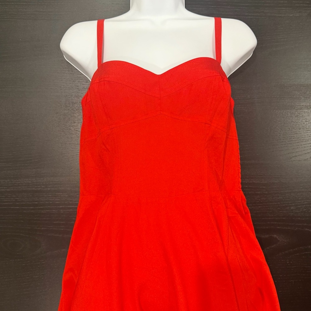 Red Skater Dress